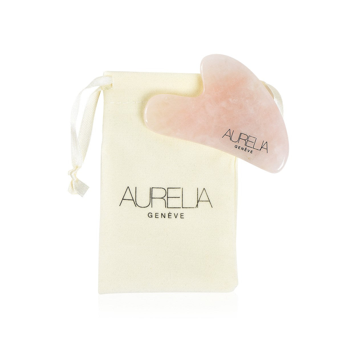 Rose Quartz Crystal Heart Gua Sha