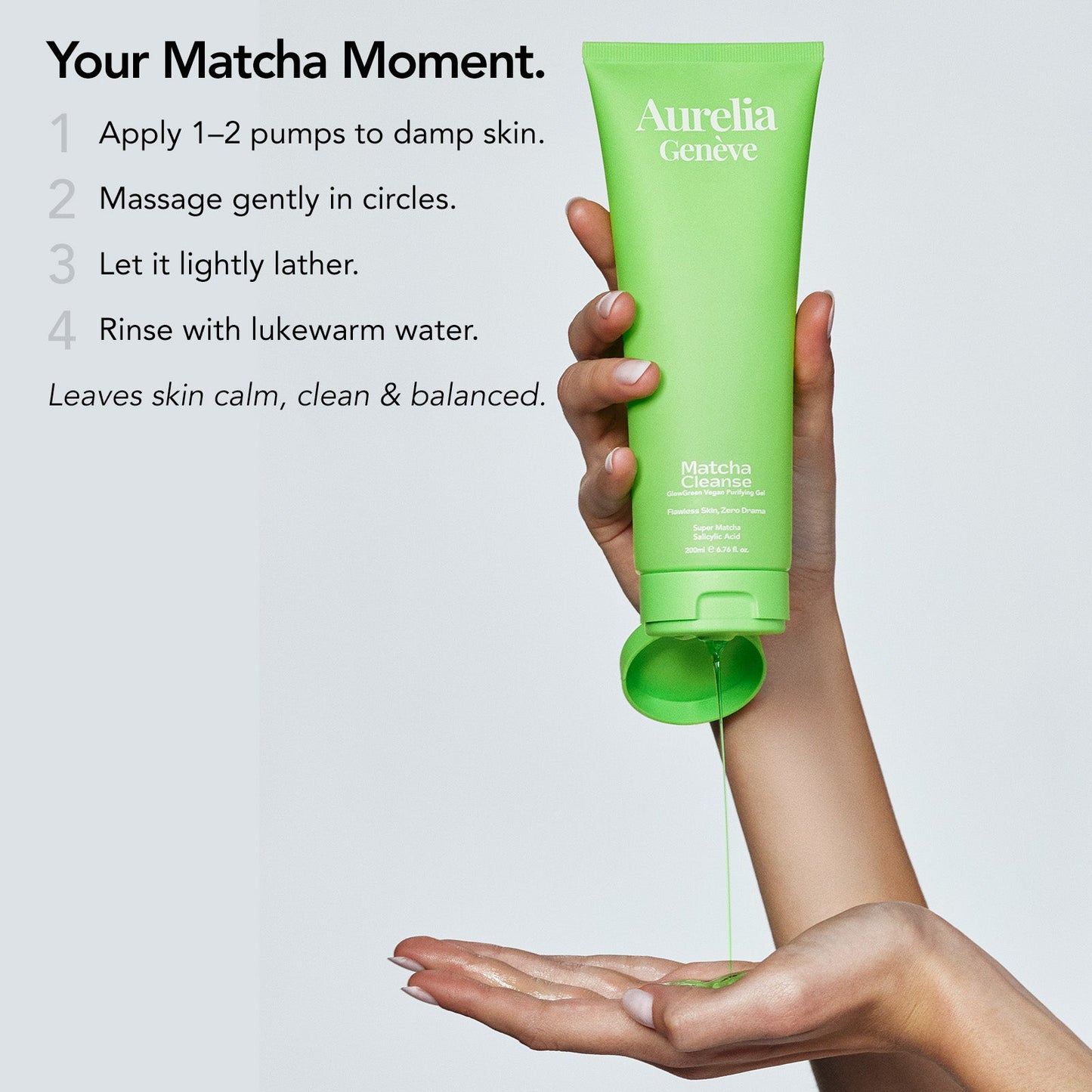 Matcha Cleanse - GlowGreen Vegan Arındırıcı Jel