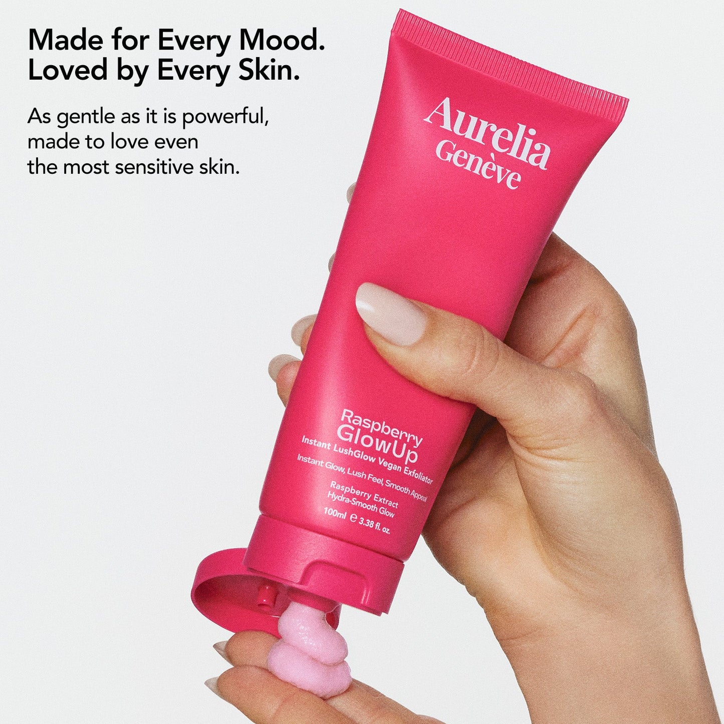 Raspberry GlowUp - Instant LushGlow Vegan Peeling