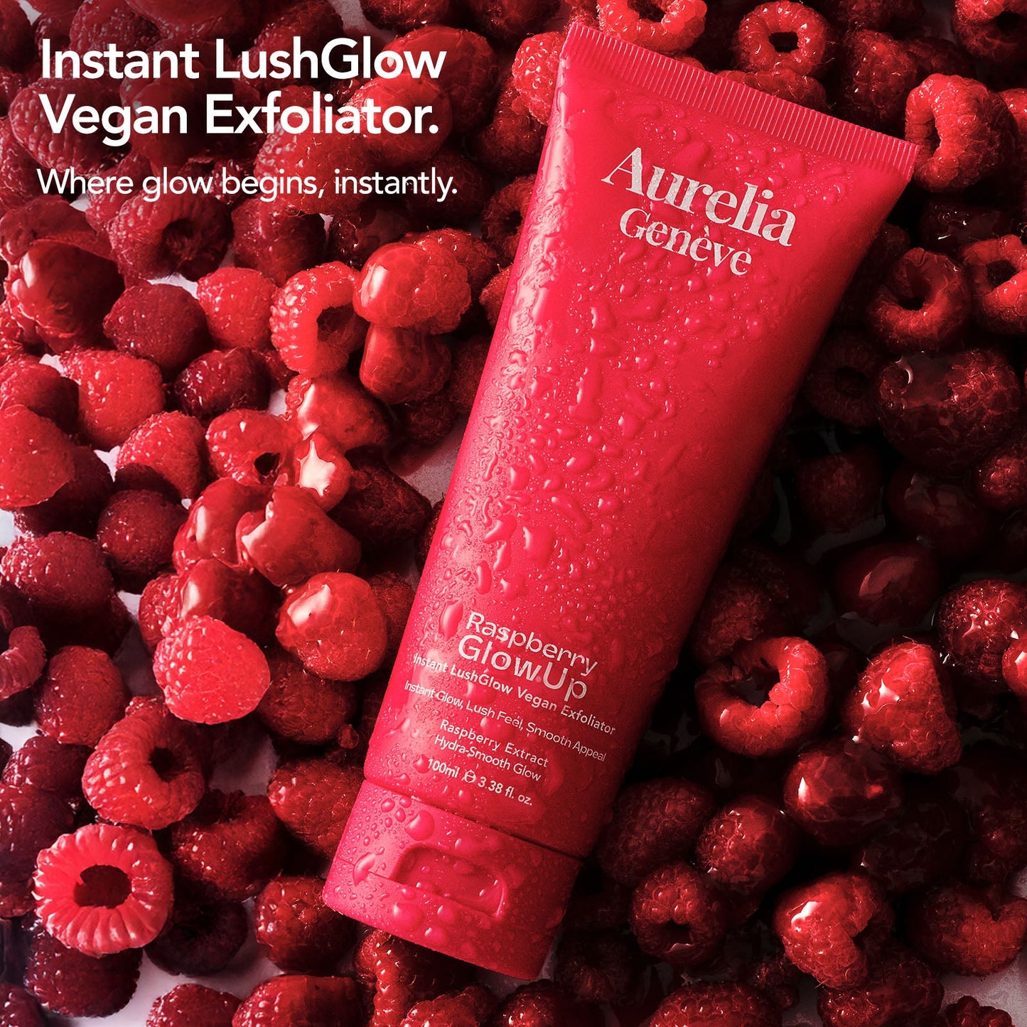 Raspberry GlowUp - Instant LushGlow Vegan Peeling
