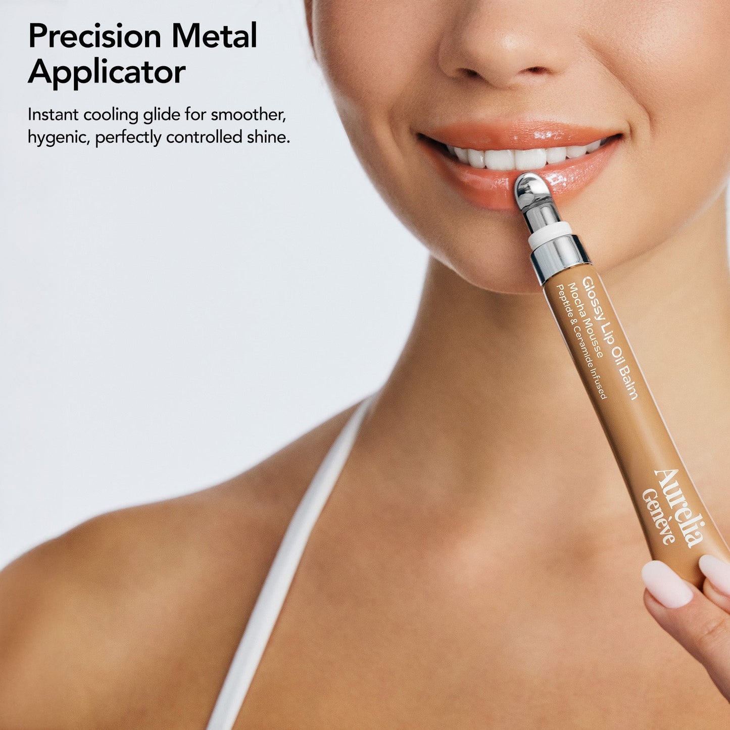 Glossy Lip Oil Balm - Peptide & Ceramid Infused - Cherry Pie